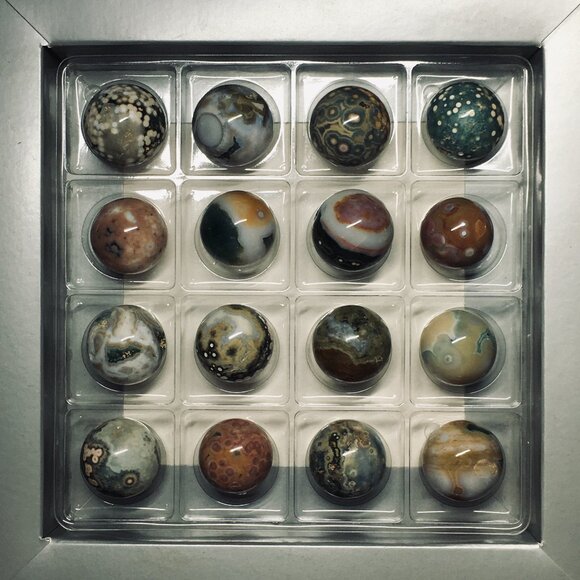 Ocean Jasper Balls Orbs - Choose 2 - Picture 3 of 3